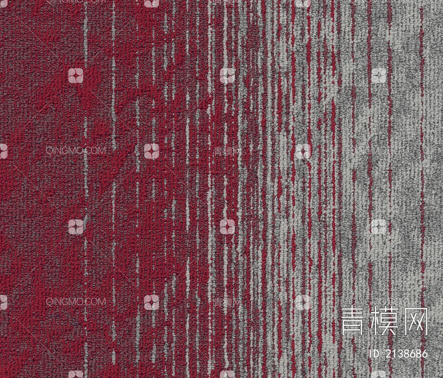 红色渐变地毯贴图下载【ID:2138686】