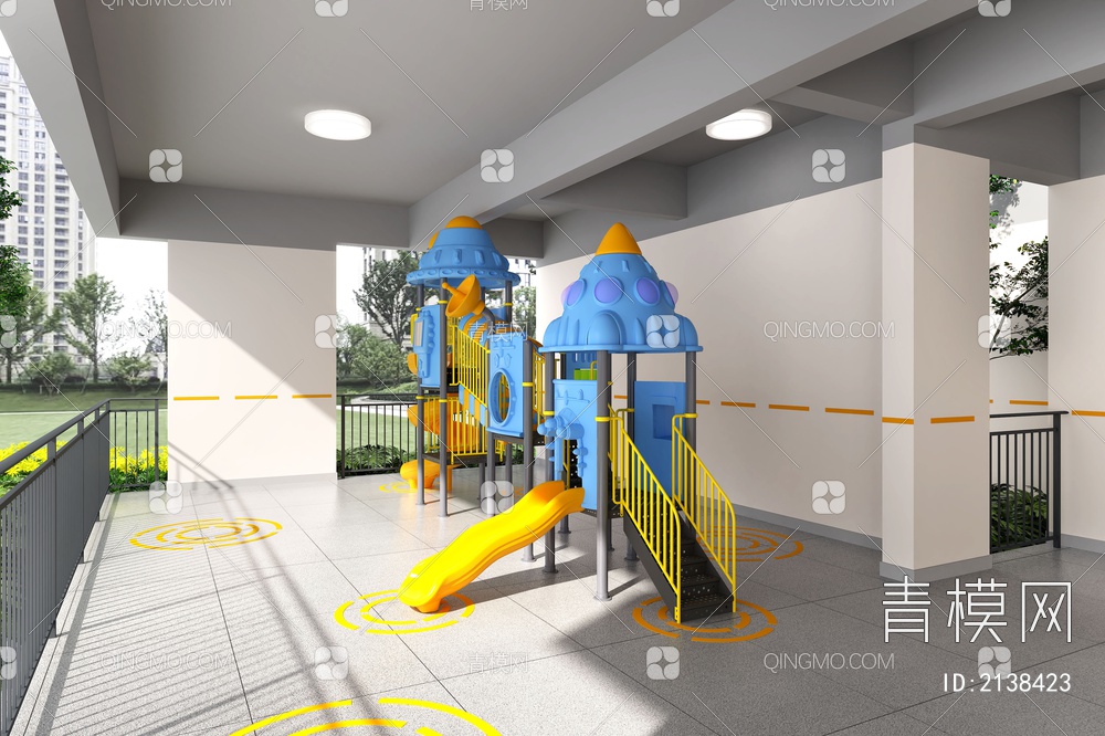 儿童活动区3D模型下载【ID:2138423】