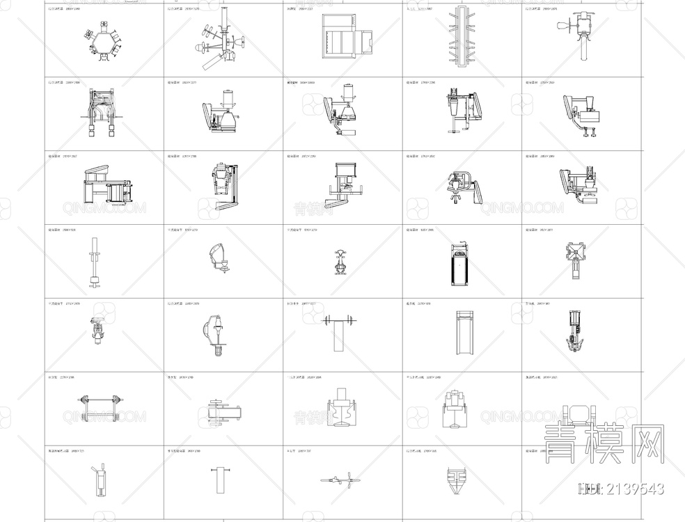 户外器材健身CAD【ID:2139543】