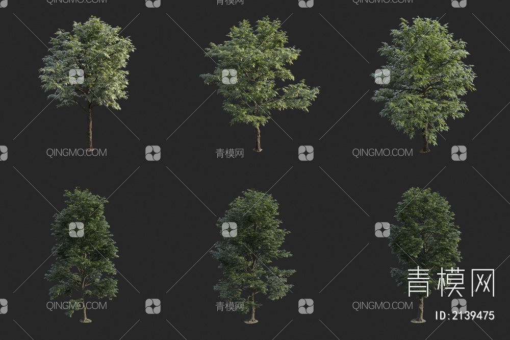 动态树 动态植物 风动树3D模型下载【ID:2139475】