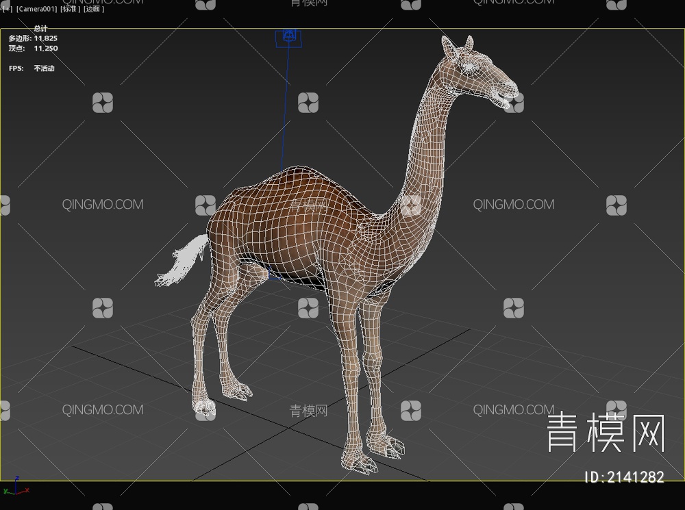 长颈鹿 骆驼 古骆驼 高驼 动物3D模型下载【ID:2141282】