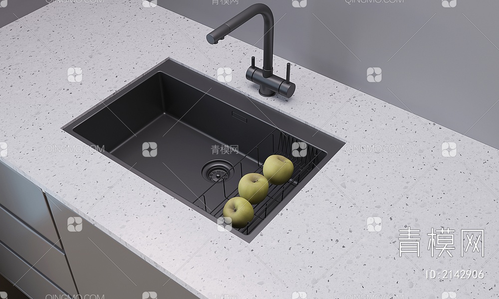 洗菜池，水槽SU模型下载【ID:2142906】