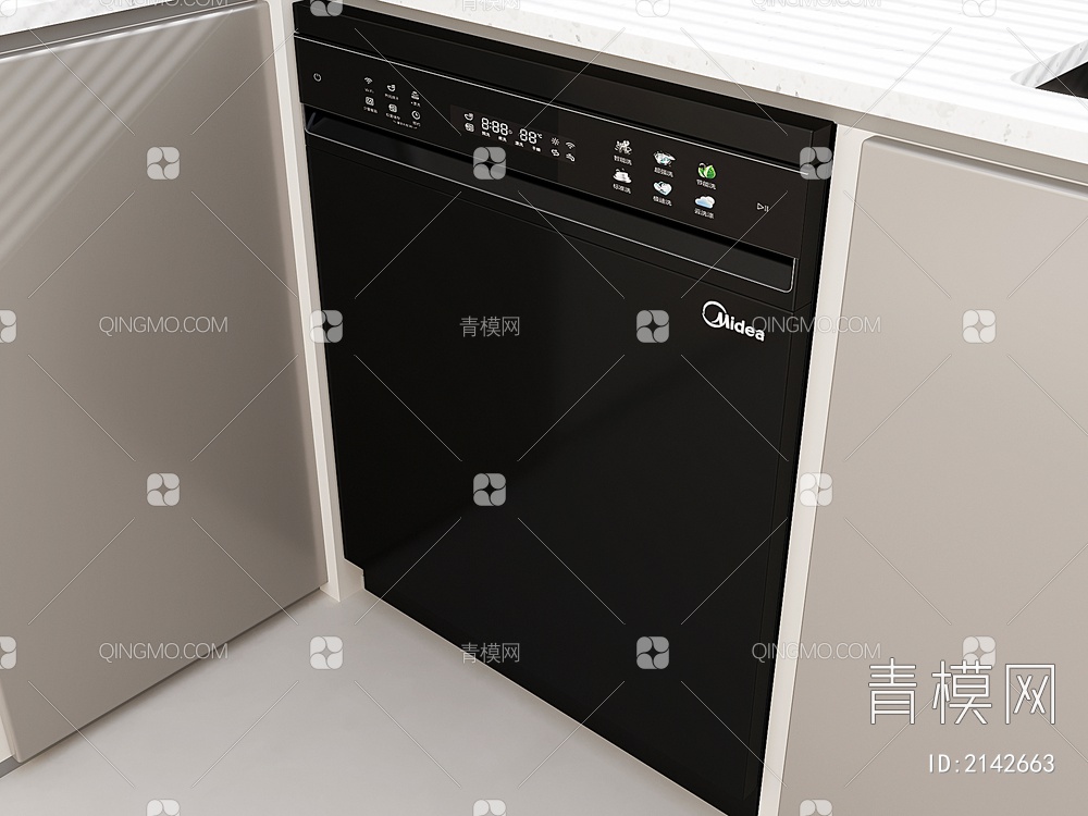 洗碗机3D模型下载【ID:2142663】