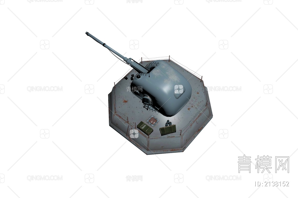 A-190通用船炮山3D模型下载【ID:2138152】