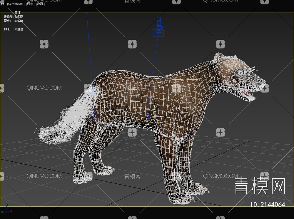 艾克猛獾动物3D模型下载【ID:2144064】