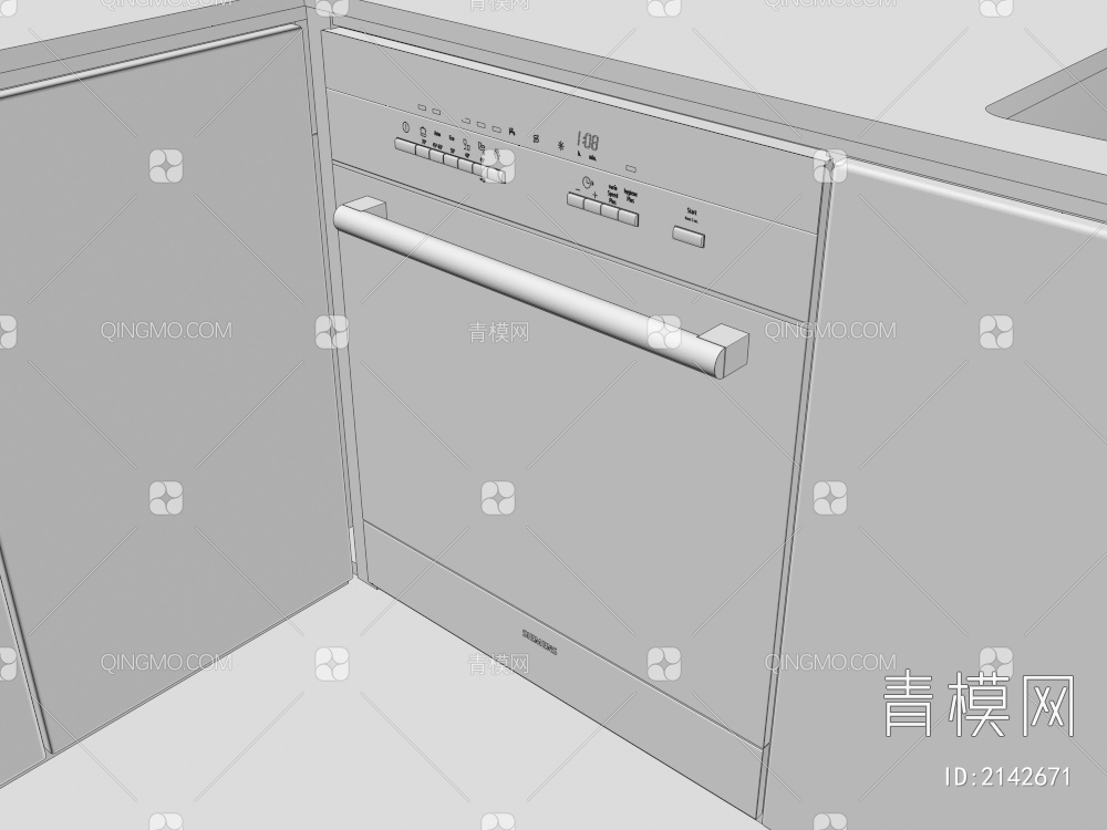 洗碗机3D模型下载【ID:2142671】
