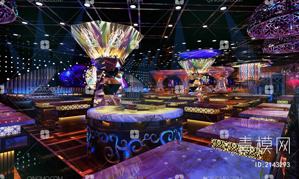 酒吧3D模型下载【ID:2143293】
