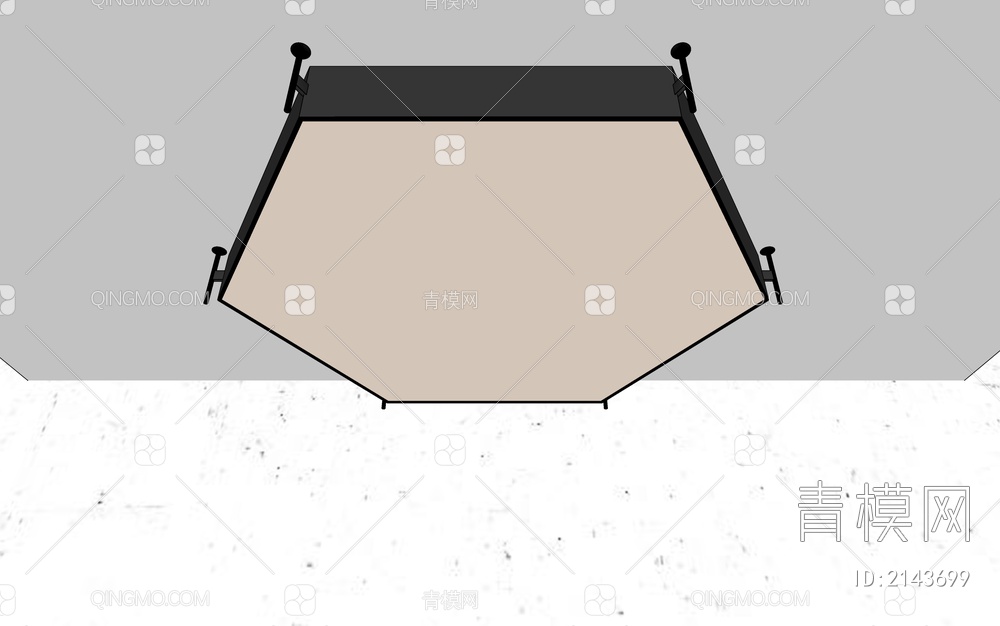 吸顶灯SU模型下载【ID:2143699】