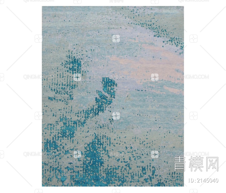 蓝绿色地毯贴图下载【ID:2145040】