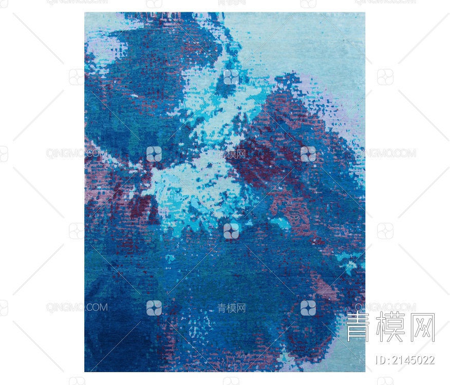 蓝色撞色地毯贴图下载【ID:2145022】
