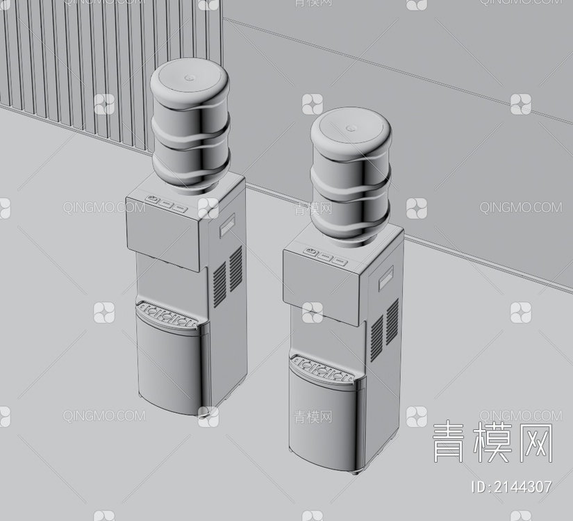 饮水机3D模型下载【ID:2144307】