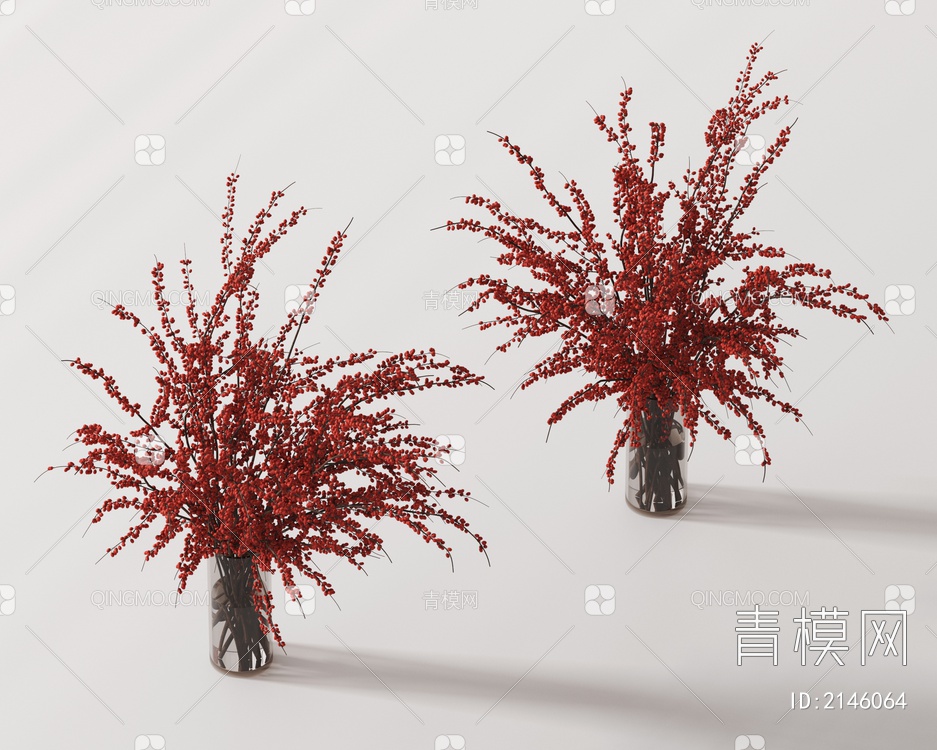 植物花瓶3D模型下载【ID:2146064】