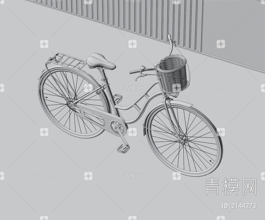 自行车3D模型下载【ID:2144273】