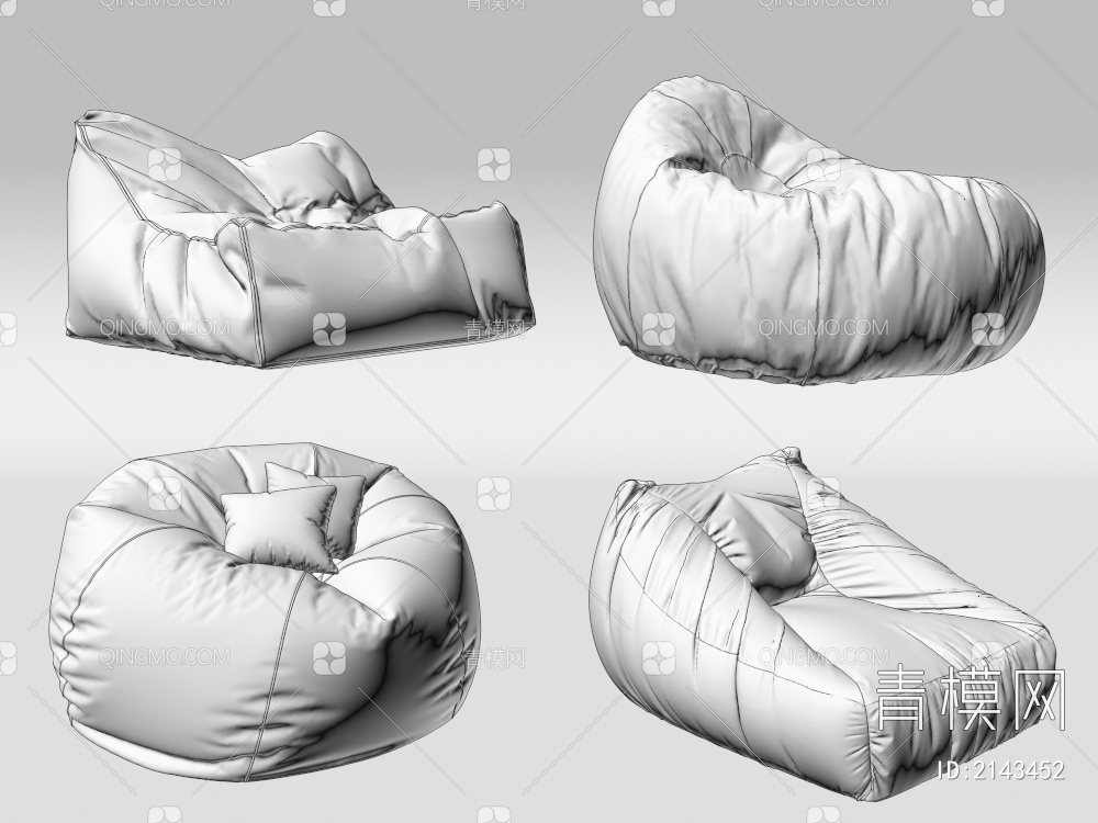 懒人沙发3D模型下载【ID:2143452】