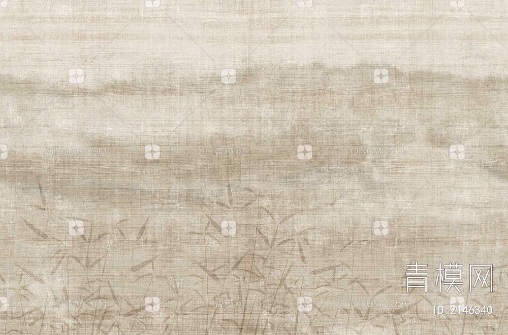 咖色竹子壁纸贴图下载【ID:2146340】