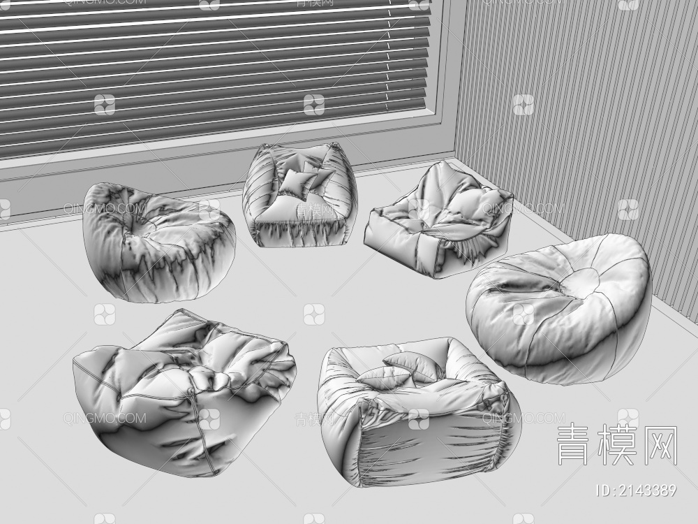 懒人沙发3D模型下载【ID:2143389】
