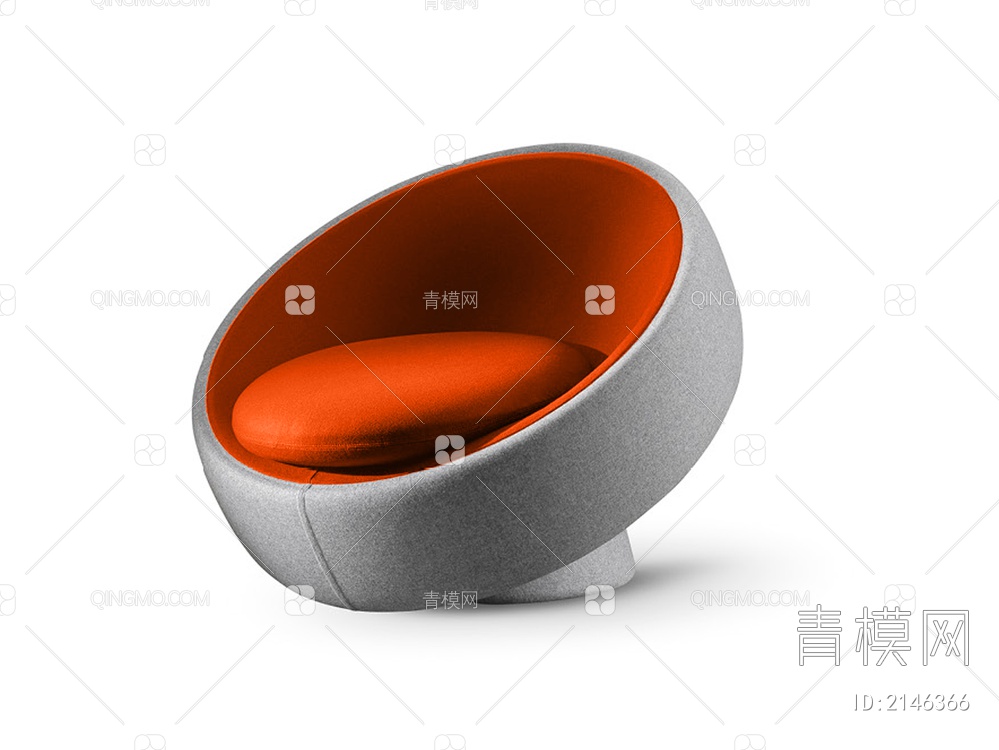 单人沙发 休闲椅3D模型下载【ID:2146366】