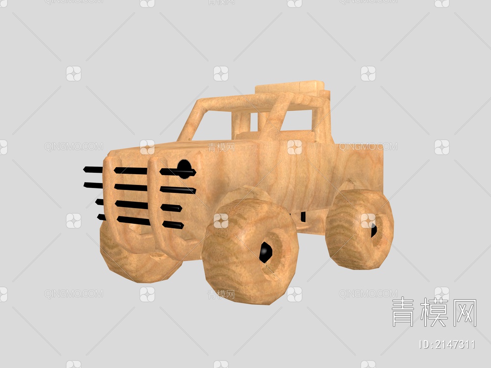 儿童玩具车3D模型下载【ID:2147311】