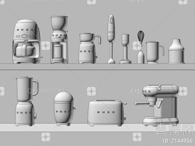 厨房小家电3D模型下载【ID:2144956】