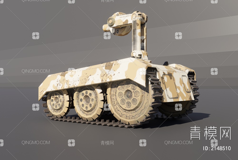 坦克3D模型下载【ID:2148510】