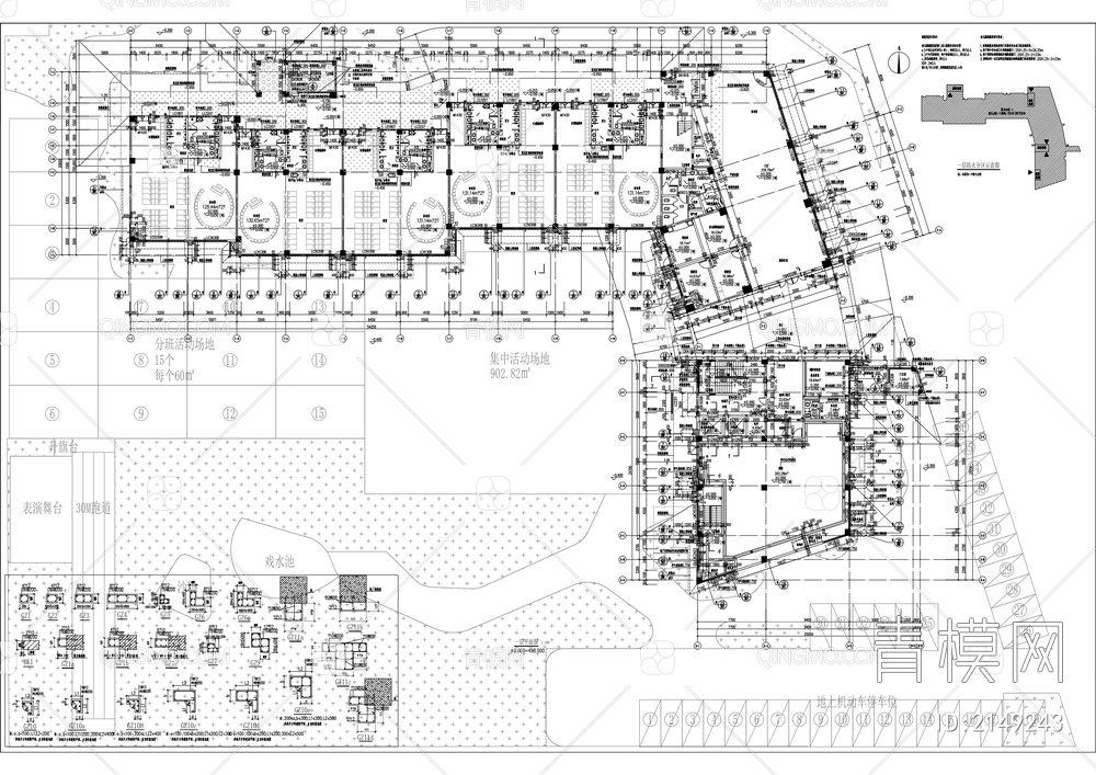 十五班幼儿园建筑施工图【ID:2149243】