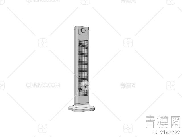 家电 塔式取暖器3D模型下载【ID:2147792】