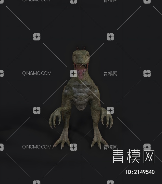 恐龙猛禽3D模型下载【ID:2149540】