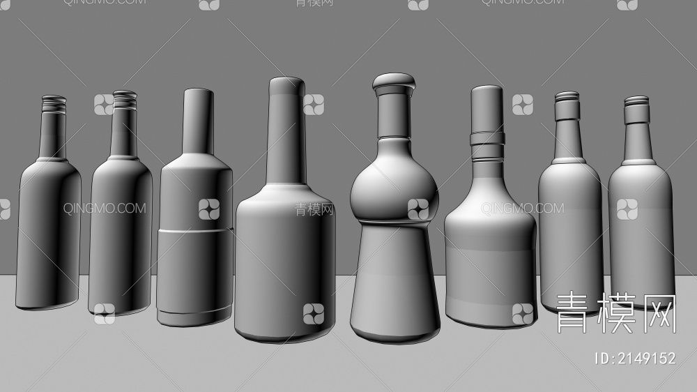 酒3D模型下载【ID:2149152】