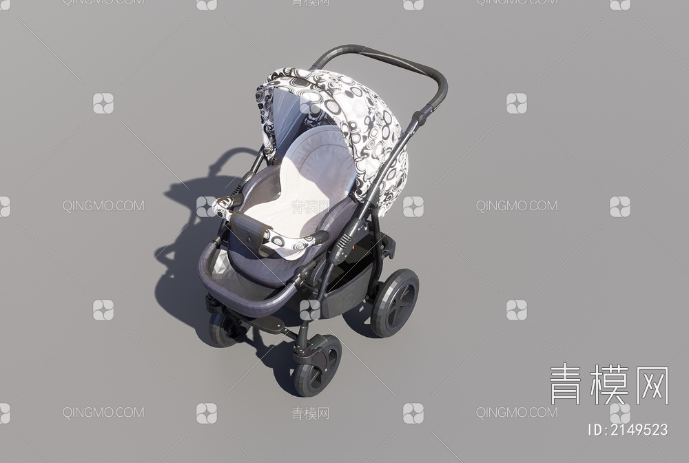 婴儿车3D模型下载【ID:2149523】