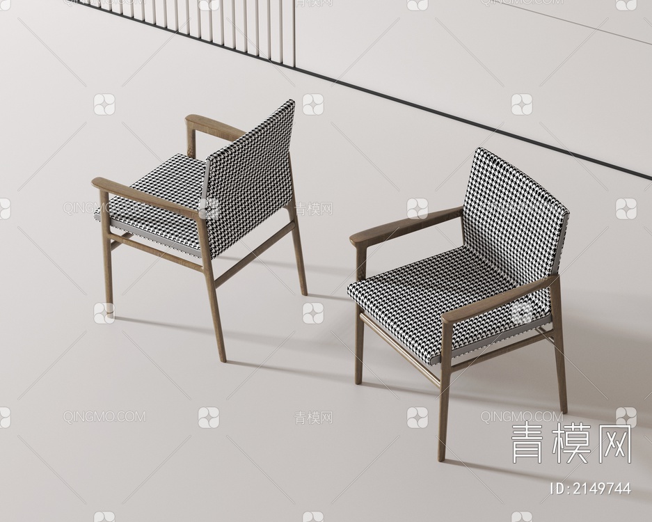 单椅3D模型下载【ID:2149744】