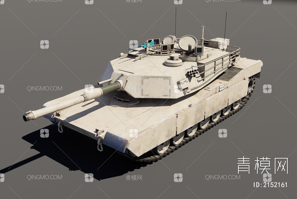 M1A2坦克3D模型下载【ID:2152161】