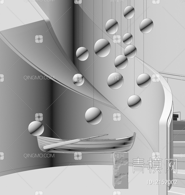 艺术装置3D模型下载【ID:2152002】