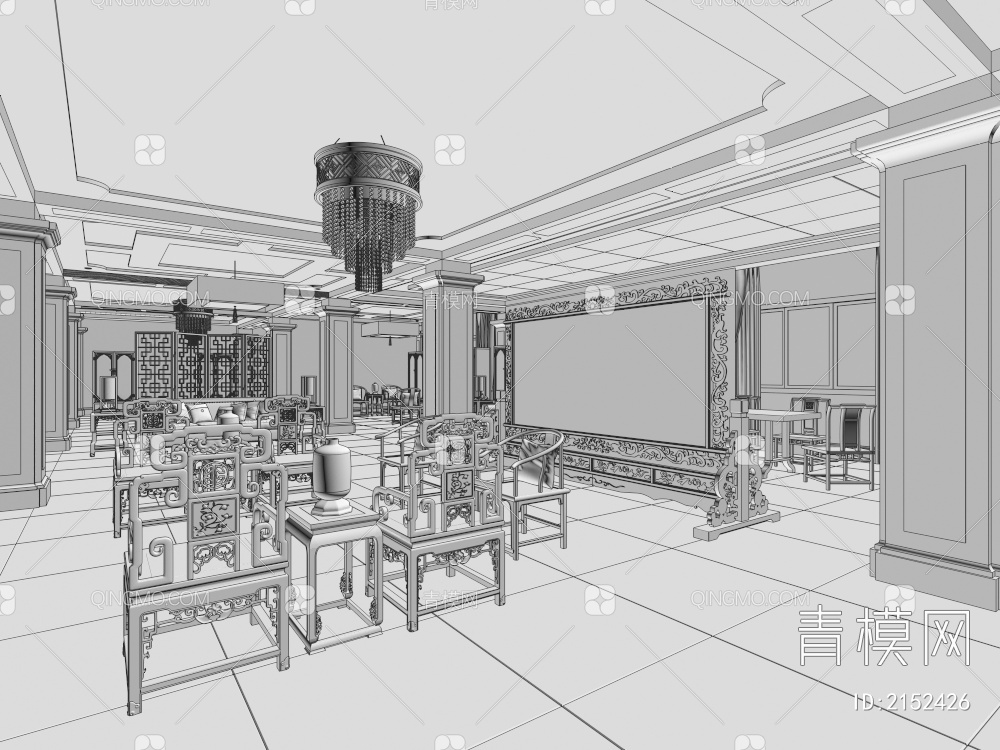 家具展厅3D模型下载【ID:2152426】