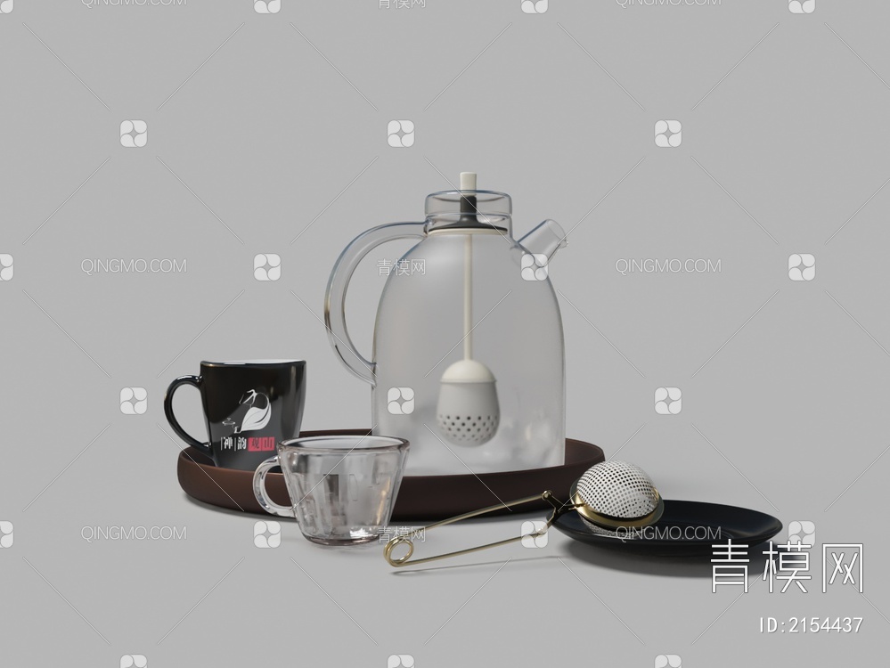 茶壶 保健壶 水杯3D模型下载【ID:2154437】