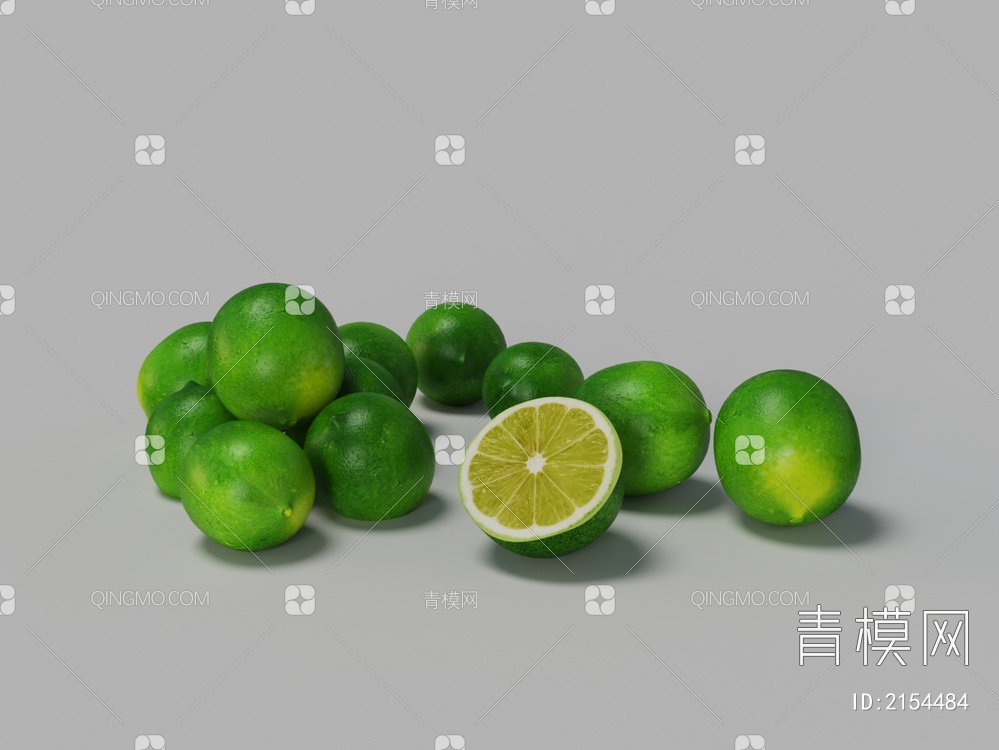 水果青柠檬3D模型下载【ID:2154484】