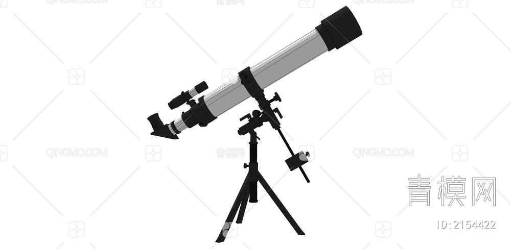 天文望远镜 望远镜SU模型下载【ID:2154422】