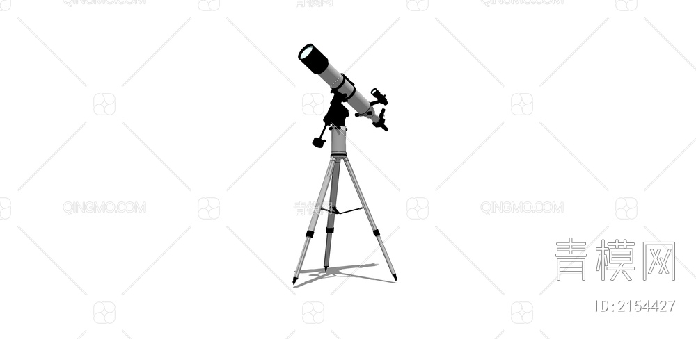 天文望远镜 望远镜SU模型下载【ID:2154427】