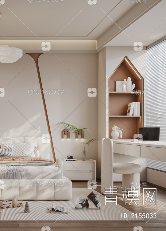 儿童卧室3D模型下载【ID:2155033】