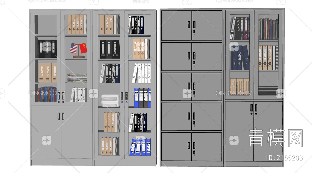 文件柜SU模型下载【ID:2155208】