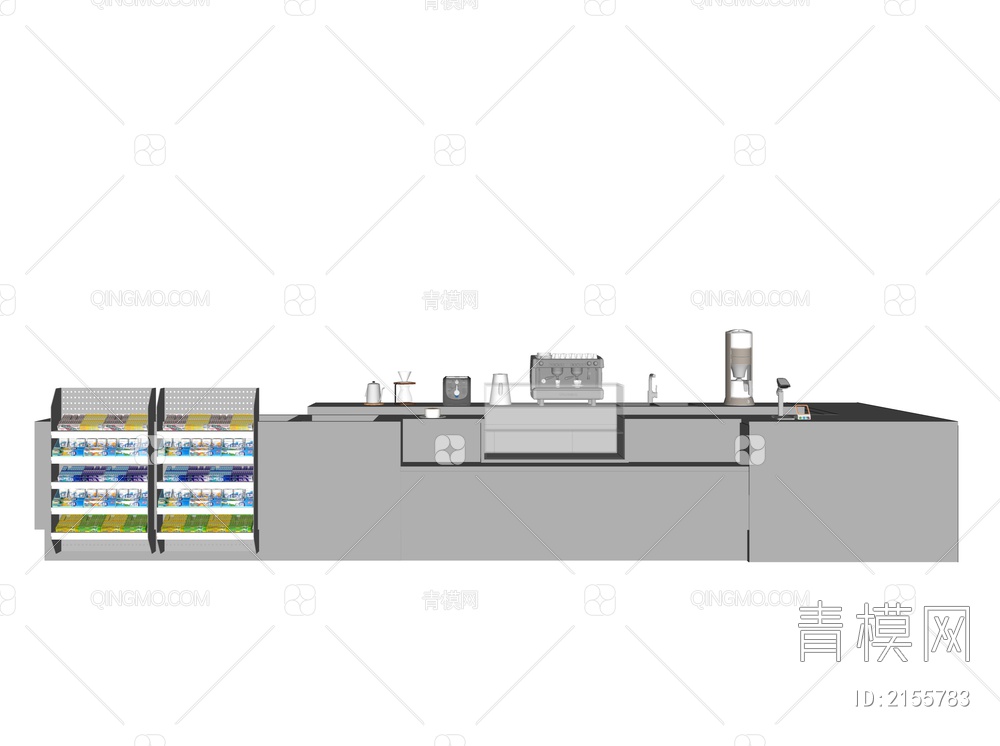 收银台SU模型下载【ID:2155783】