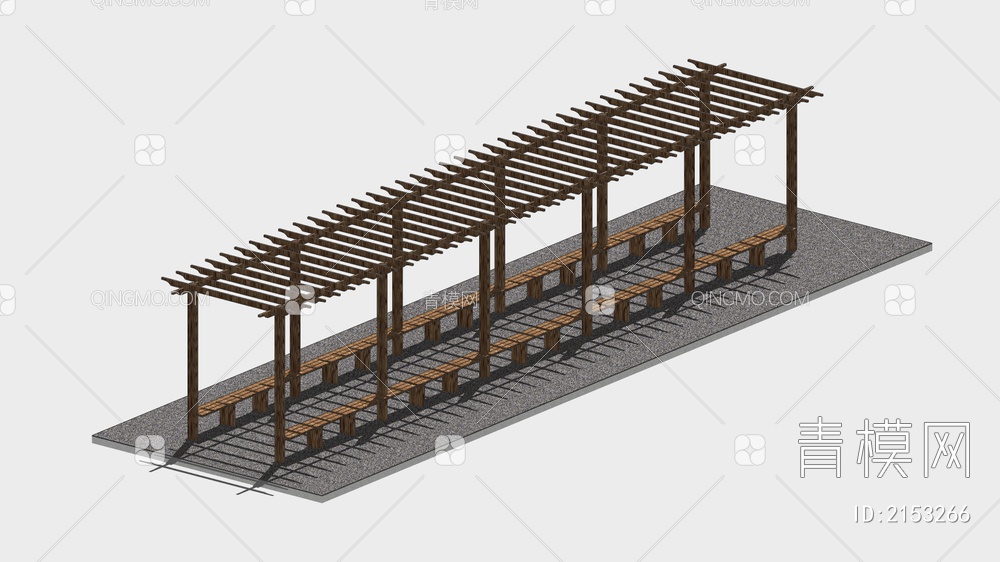 回廊SU模型下载【ID:2153266】