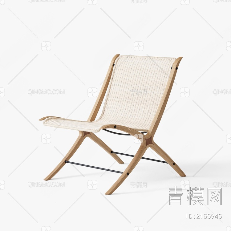 藤编户外椅3D模型下载【ID:2155945】