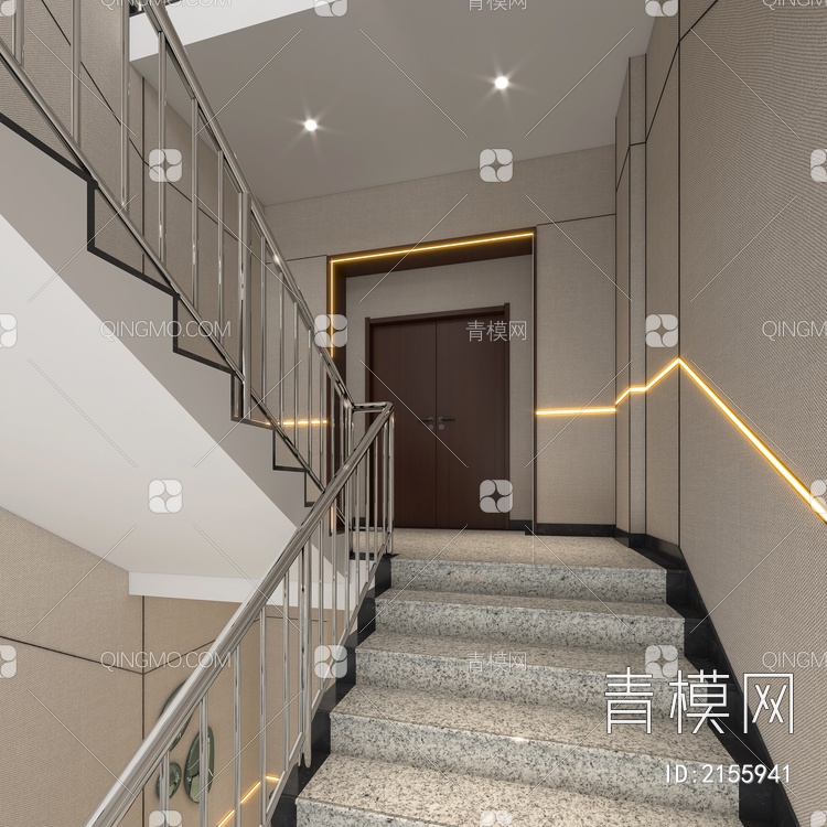 楼梯间3D模型下载【ID:2155941】