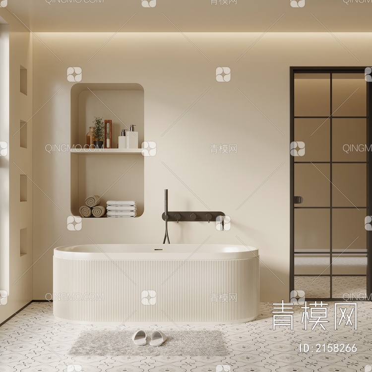 卫生间 浴室3D模型下载【ID:2158266】