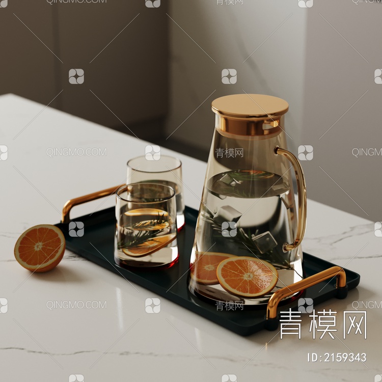 茶具3D模型下载【ID:2159343】