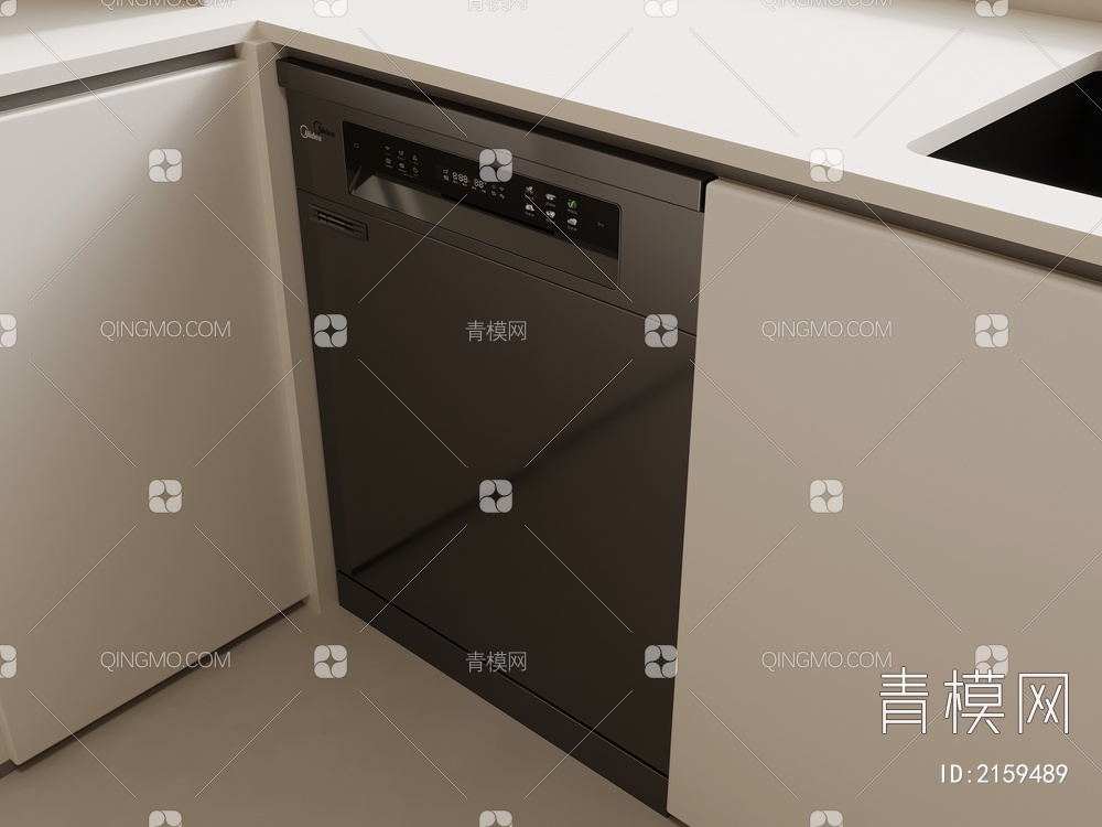 洗碗机3D模型下载【ID:2159489】