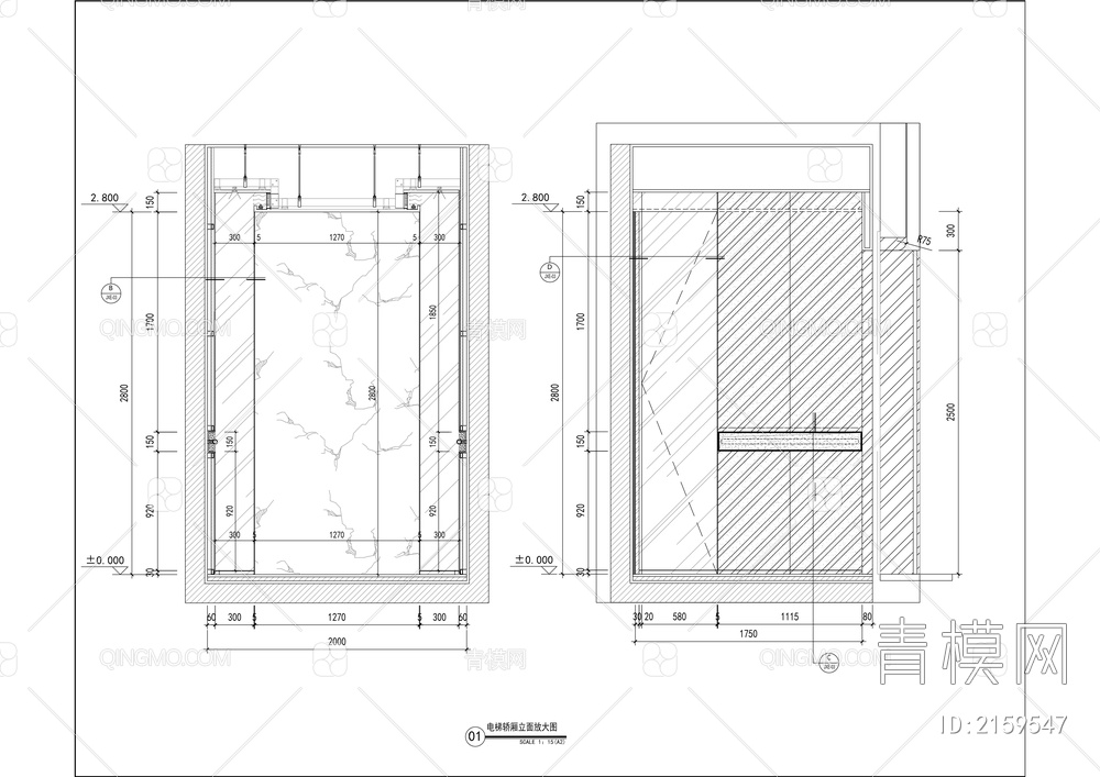 数字经济产业园精装施工图【ID:2159547】