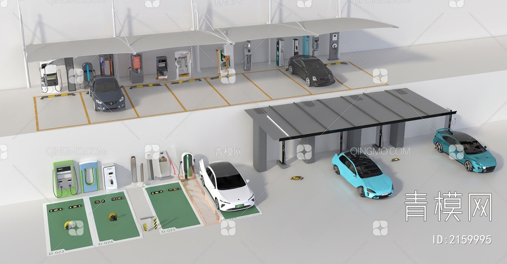 新能源汽车3D模型下载【ID:2159995】