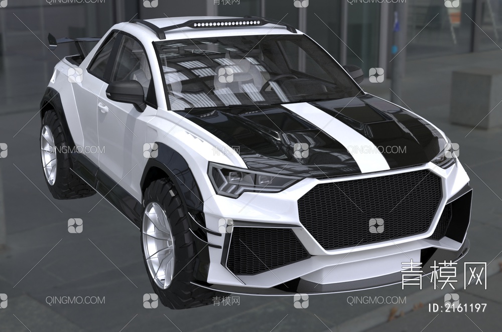 奥迪RSQ3汽车3D模型下载【ID:2161197】