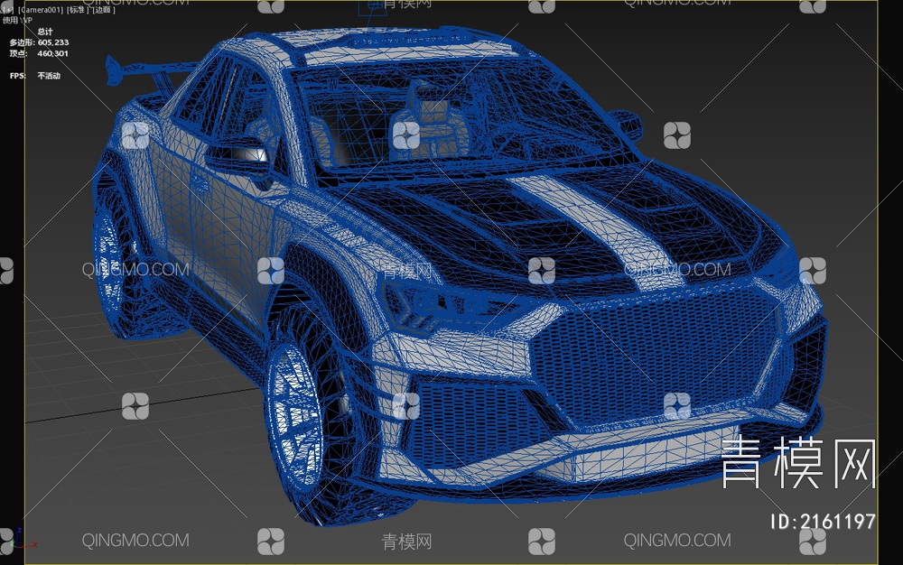 奥迪RSQ3汽车3D模型下载【ID:2161197】